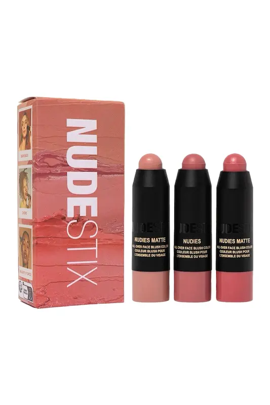 کیت رژگونه نود صورتی نودستیکس | NUDESTIX Pink Nude Blush Kit