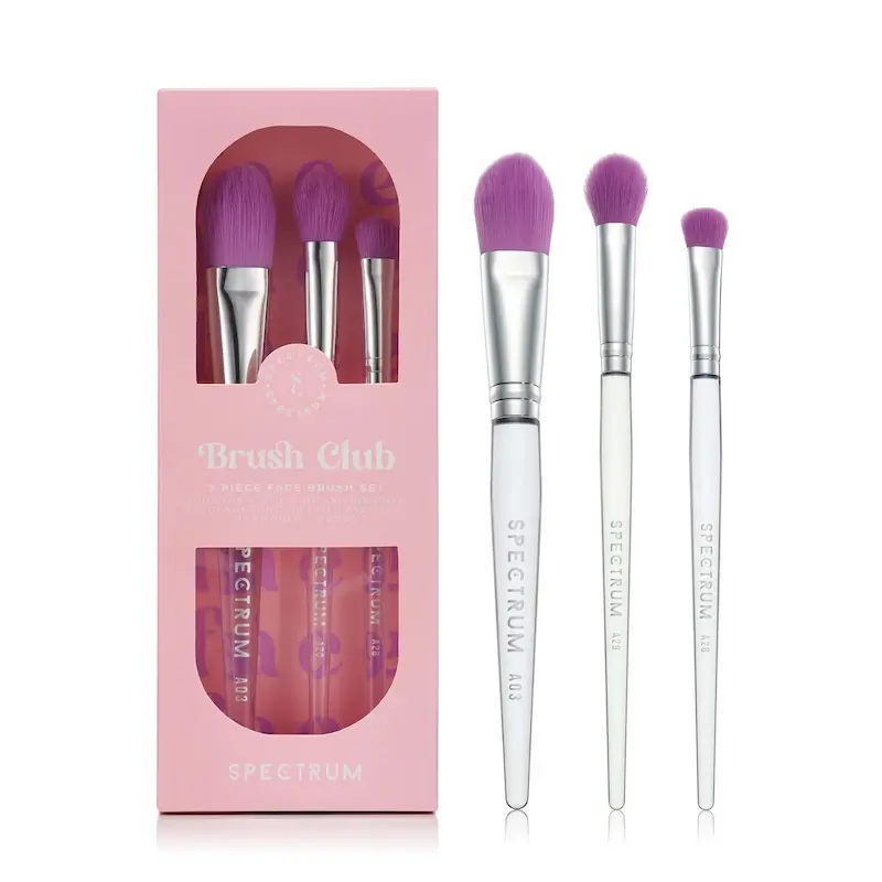 ست براش 3 تکه اسپکتروم | Spectrum Brush Club 3 Piece Face Brush Set