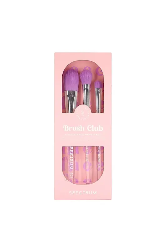ست براش 3 تکه اسپکتروم | Spectrum Brush Club 3 Piece Face Brush Set