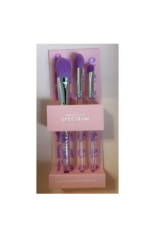 ست براش 3 تکه اسپکتروم | Spectrum Brush Club 3 Piece Face Brush Set
