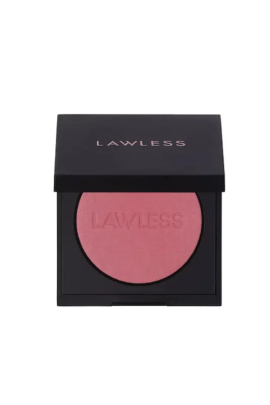 رژگونه پودری لالس بیوتی | LAWLESS Beauty Make Me Blush Talc-Free Velvet Blush – Indian Summer