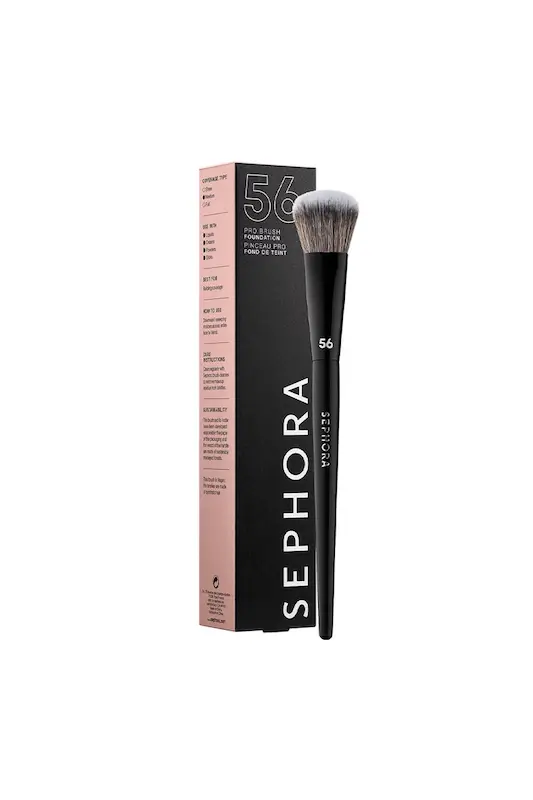 براش کرم پودر سفورا | Sephora Collection Precision Natural Finish Foundation Brush N°56
