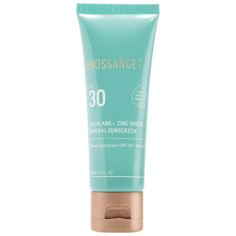 ضد آفتاب مینرال بیوسانس | Biossance Squalane + Zinc Sheer Hydrating Mineral Sunscreen SPF 30