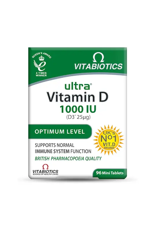 قرص ویتامین D3 ویتابیوتیکس |  Ultra Vitamin D3 1000IU