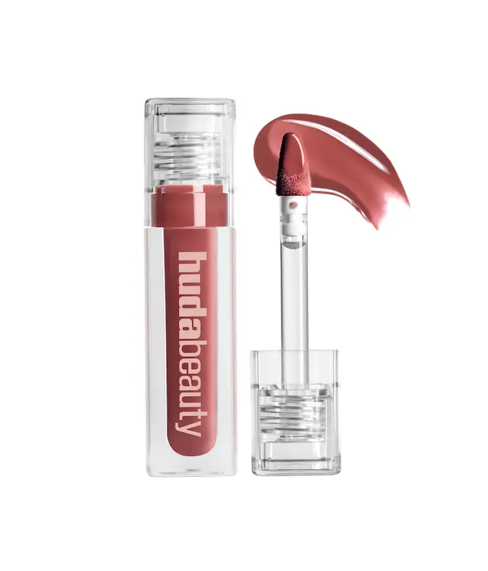 لیپ گلاس هدی بیوتی | Huda Beauty Faux Filler Extra Shine Lip Gloss – Bombshell
