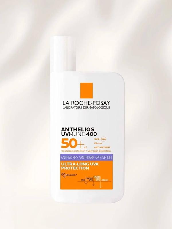 ضدآفتاب فلوئید ضدلک لاروش پوزای | La Roche-Posay Anthelios UVMune 400 Anti-Dark Spots Fluid SPF 50+