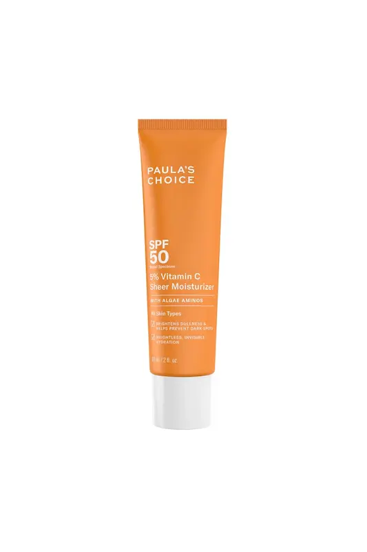  ضدآفتاب و مرطوب کننده ویتامین C پائولاز چویس | Paula’s Choice 5% Vitamin C Sheer Moisturizer SPF 50
