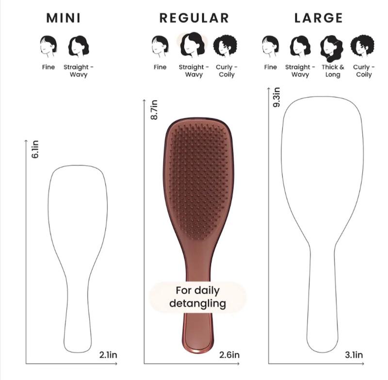 برس ضدگره مناسب انواع مو تنگل تیزر | Tangle Teezer The Ultimate Detangler