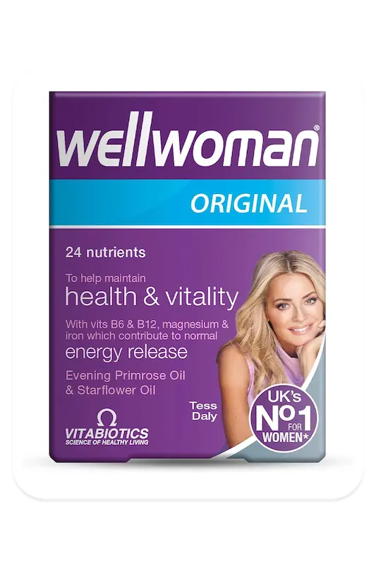 کپسول مولتی ویتامین بانوان ول‌وومن ویتابیوتیکس 30 عدد | Wellwoman Vitabiotics Advanced Vitamin & Mineral Formula