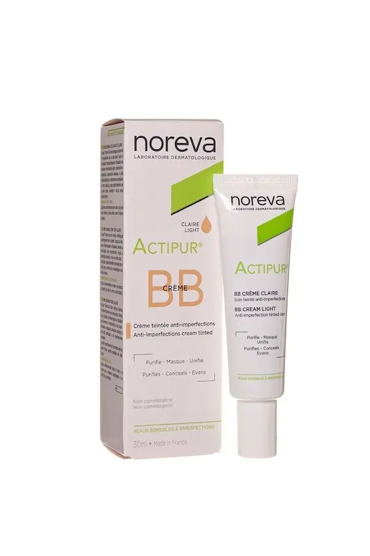 بی‌ بی کرم رنگی ضدجوش اکتی‌ پور نوروا | Noreva Actipur® Anti-Blemish Tinted BB Cream – Light