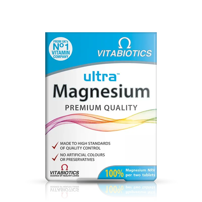 مکمل منیزیم اولترا ویتابیوتیکس | Vitabiotics Ultra Magnesium Tablets  