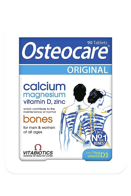 قرص استئوکر کلسیم ویتابیوتیکس 90 عدد | Vitabiotics Osteocare Calcium 800mg with Vitamin D3