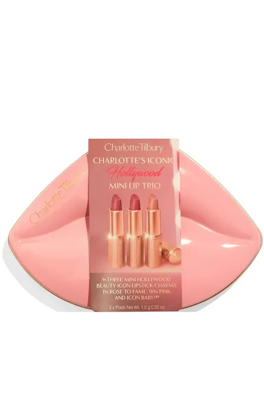 پک مینی رژ لب شارلوت تیلبری | Charlotte Tilbury Hollywood Mini Lip Trio