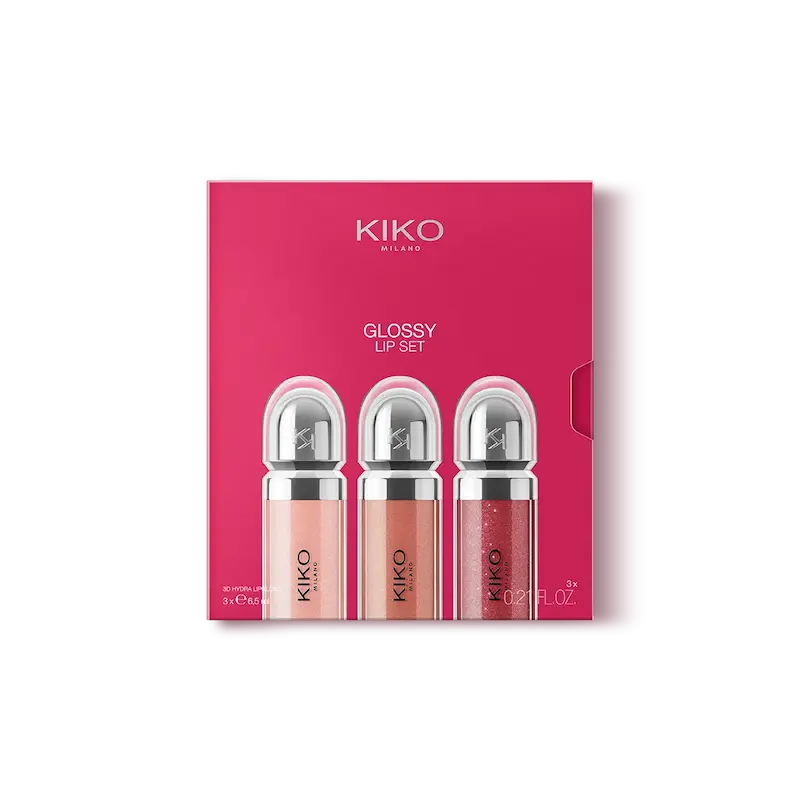 پک لیپ گلاس کیکو | KIKO Milano Glossy Lip Set 03