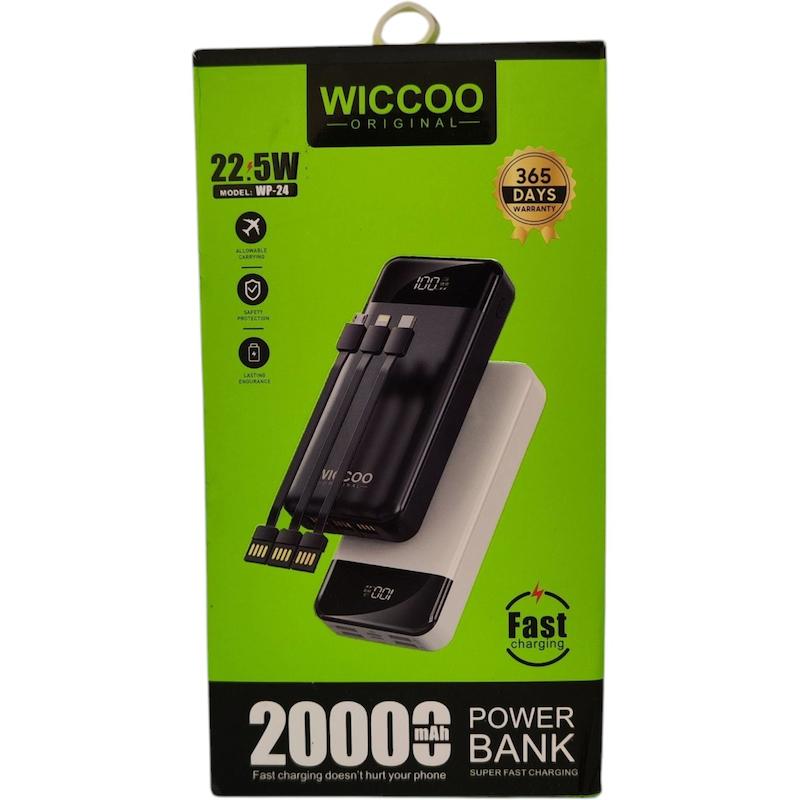 پاوربانک ویکو مدل WP24 ظرفیت 20000 میلی آمپر ساعت