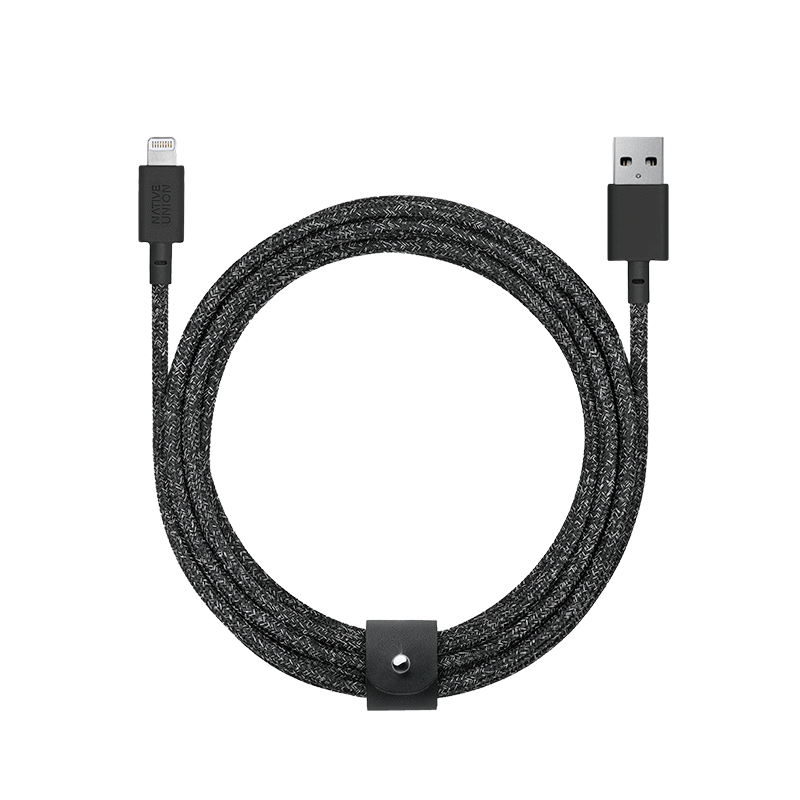 کابل شارژ ۳متری لایتنینگ آیفون Native Union مدل BeltCable XL