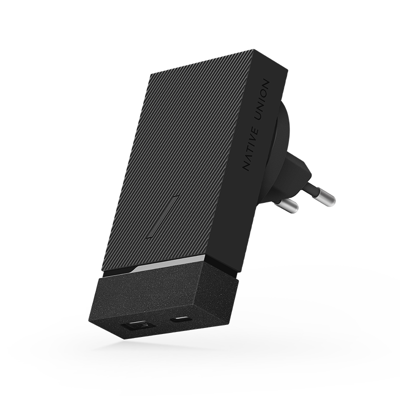 آداپتور ۱۸ وات هوشمند ۲ پورت برند Native Union مدل SMART CHARGER PD 18W