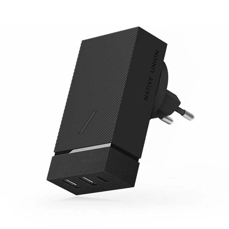 آداپتور ۴۵ وات هوشمند۳ پورت برند Native Union مدل SMART HUB PD 45W