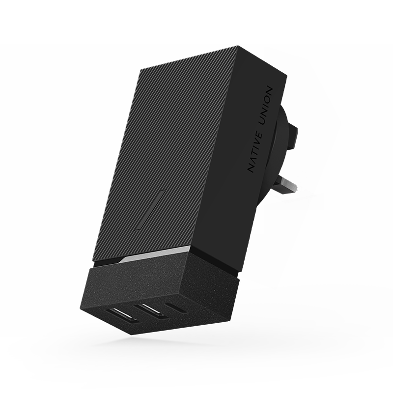 آداپتور ۴۵ وات هوشمند۳ پورت برند Native Union مدل SMART HUB PD 45W