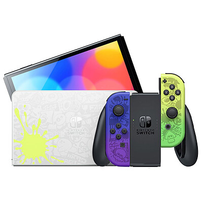 نینتندو سوییچ اولد - نسخه محدود بازی اسپلتون ۳ Nintendo Switch OLED - Splatoon 3 Limited Edition  