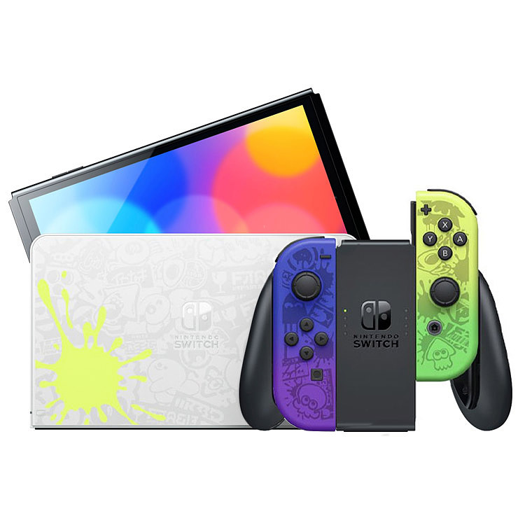 نینتندو سوییچ اولد - نسخه محدود بازی اسپلتون ۳ Nintendo Switch OLED - Splatoon 3 Limited Edition  