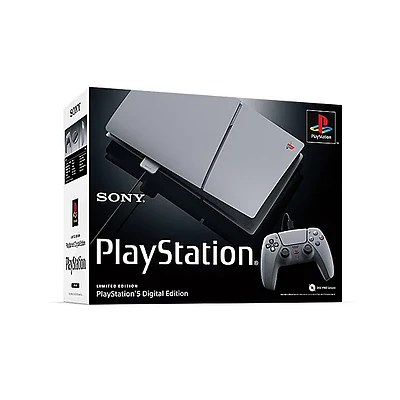  PS5 اسلیم نسخه دیجیتال - نسخه محدود ۳۰ سالگی پلی استیشن | PlayStation®5 Digital Edition - 30th Anniversary Limited Edition Bundle 