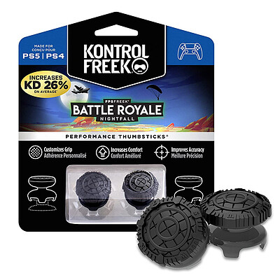 روکش آنالوگ KontrolFreek مخصوص PS5 و PS4 - طرح Battle Royale Nightfall