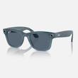 عینک هوشمند ری بن متا Ray-Ban Meta Matte Jeans Dusty Blue RW4006