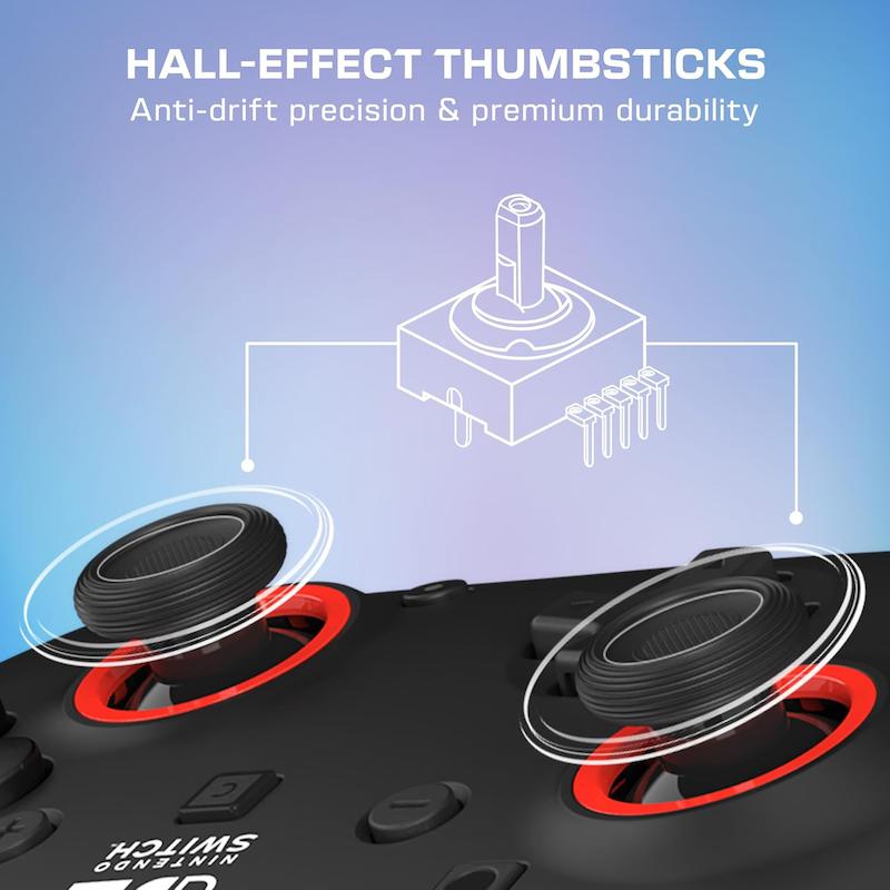 دسته بازی سیمی برای نینتندو سوییچ ۲ | Turtle Beach Rematch Black Wired Gaming Controller For Nintendo Switch 2