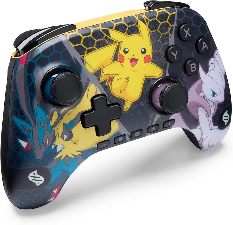دسته بازی بلوتوثی نینتندو سوییچ طرح پوکمون | PowerA Advantage wireless controller for nintendo switch 