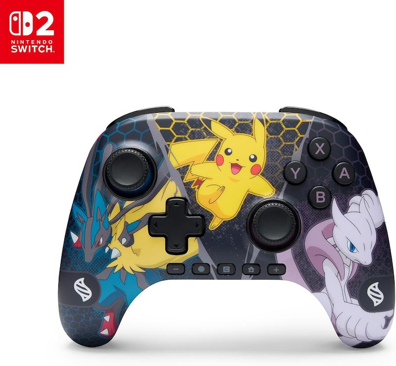 دسته بازی بلوتوثی نینتندو سوییچ طرح پوکمون | PowerA Advantage wireless controller for nintendo switch 