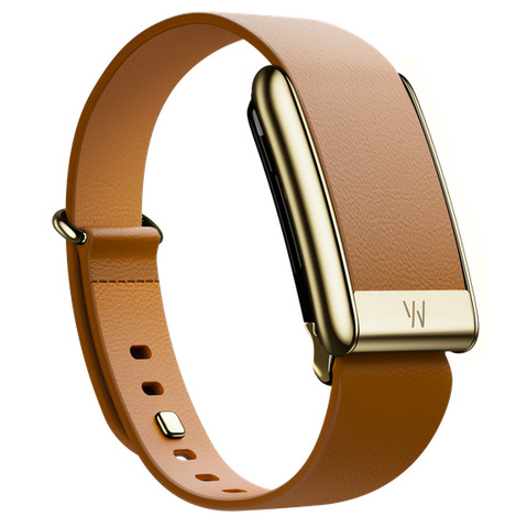 بند چرمی لوکس ووپ WHOOP LeatherLuxe Tapered - Camel with Gold