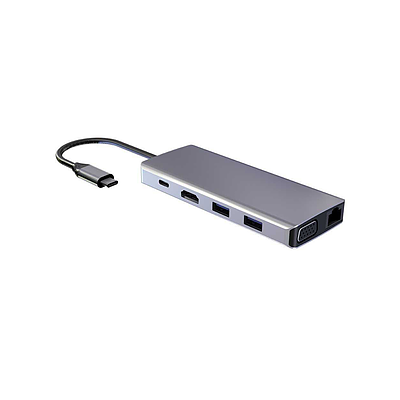 هاب USB-C برند Powerology مدل 11in1