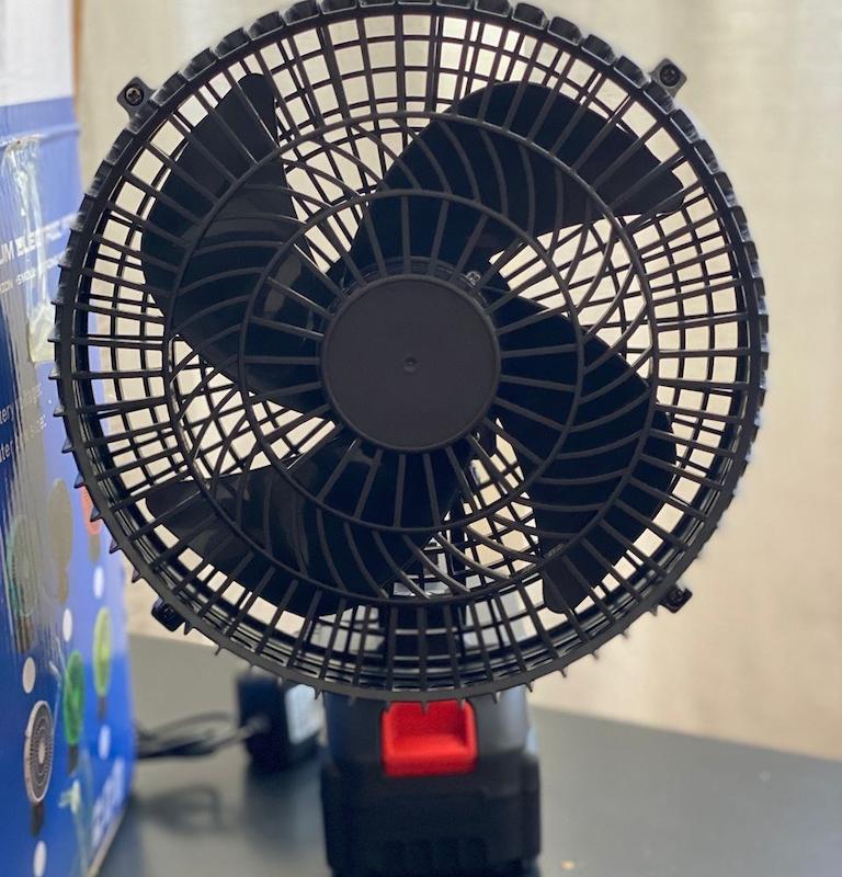 پنکه شارژی ۴۸ ولت توری فلزی مدل FAN LITHIUM 3PIN
