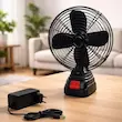 پنکه فلزی باتری شارژی لیتیومی Vilasting 48V