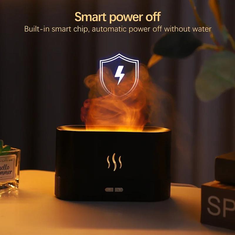 چراغ خواب و رطوبت ساز Flame Aroma