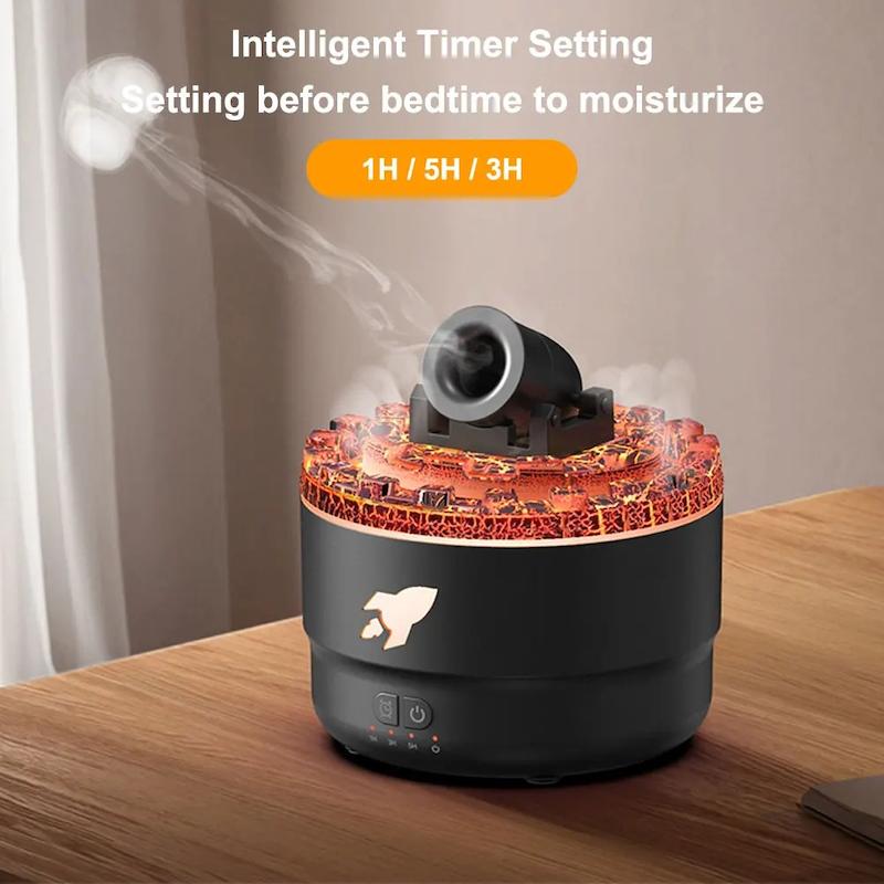 چراغ خواب و رطوبت ساز Volcanic Cannonball