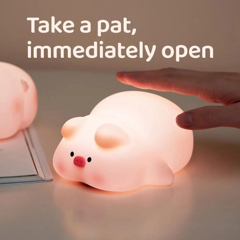 چراغ خواب فانتزی مدل Pink Piggy
