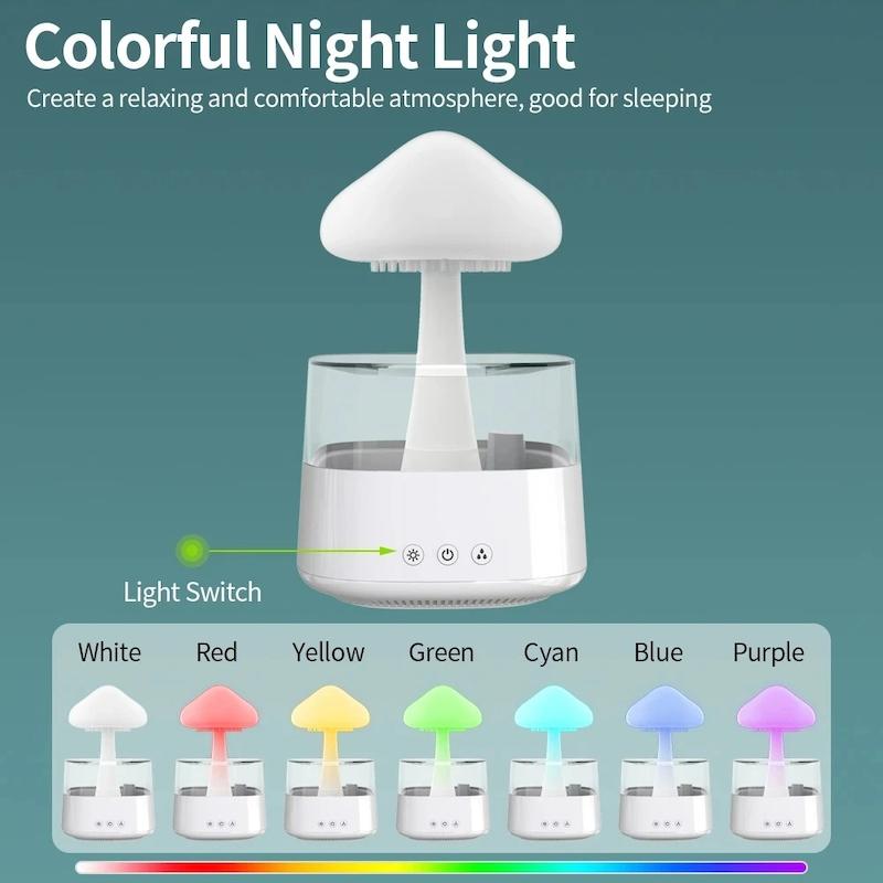 چراغ خواب و رطوبت ساز Rain Cloud مدل CH-08