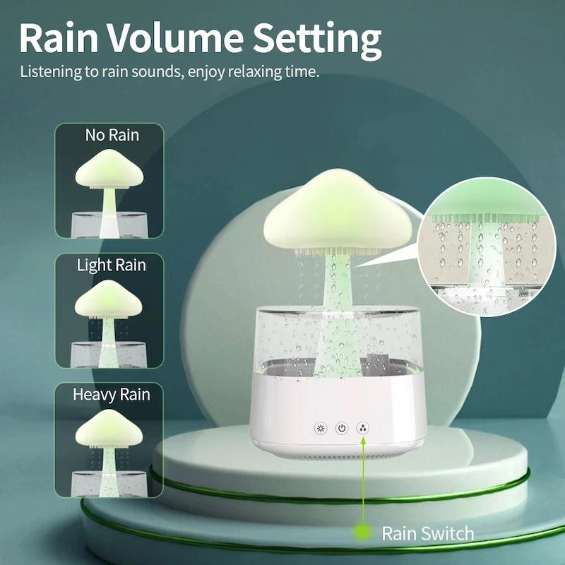 چراغ خواب و رطوبت ساز Rain Cloud مدل CH-08