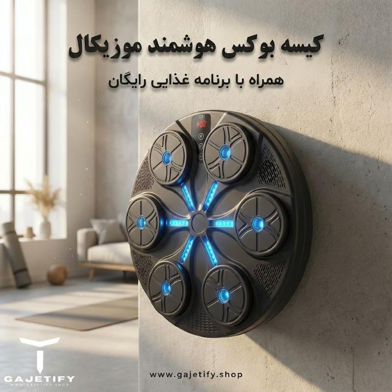 کیسه بوکس هوشمند مدل پرو + دستکش و برنامه غذایی رایگان