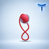 توپ هوشمند دنباله دار گربه و سگ مدل P02