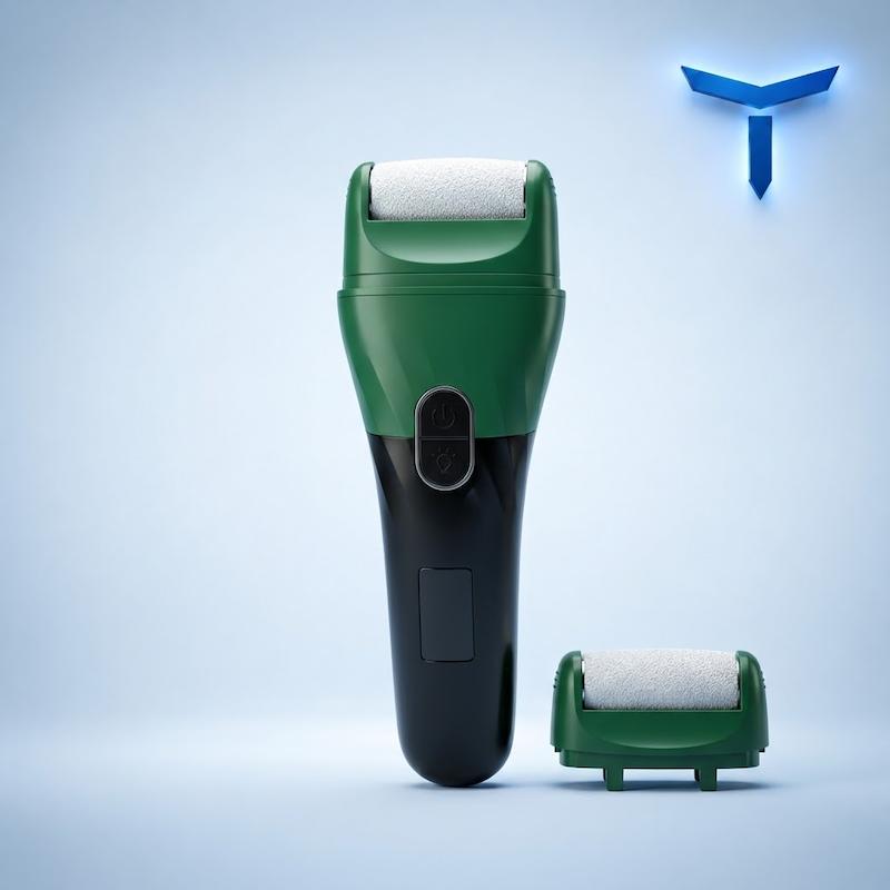 سنگ پا شارژی گرین لاین مدل GL-TM58 ضد آب با ۳ سر قابل تعویض