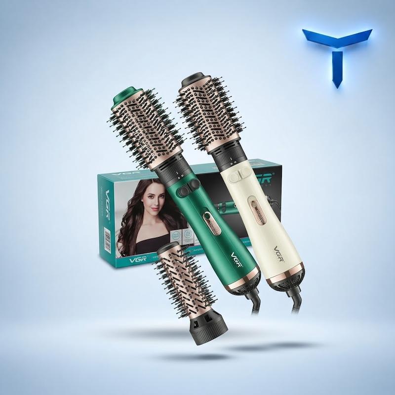 سشوار چرخشی وی جی آر مدل V498 با دو سری و باد سرد