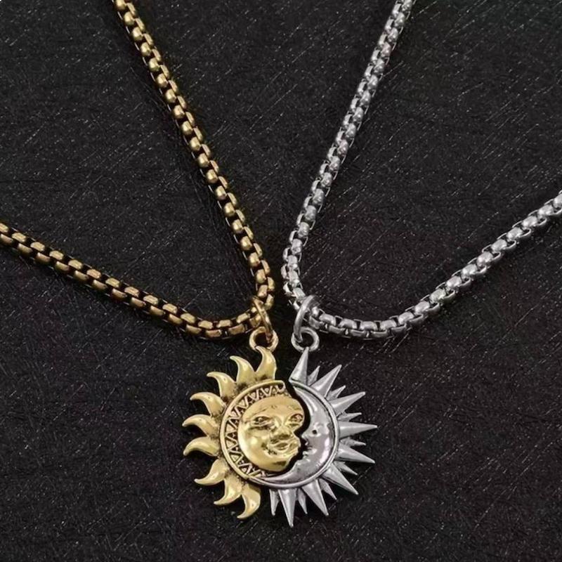 گردنبند ست ماه و خورشید🌙☀️