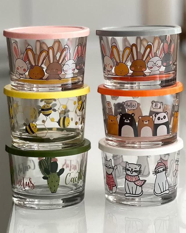 ظرف نقلی چاپدار ۱۹۰ میل لیمون 