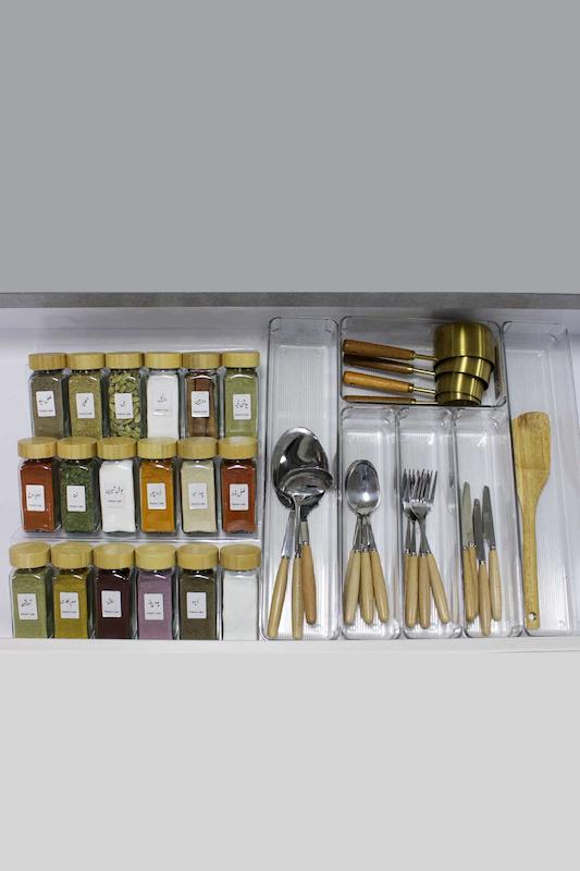 پک مکارتی درب بامبو و نظم دهنده اکرولیک کشو