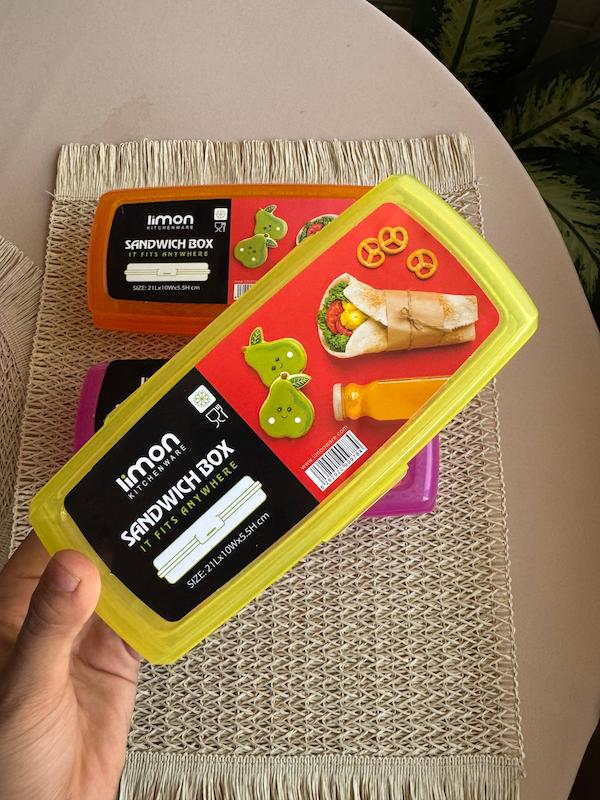 ظرف ساندویچ لیمون