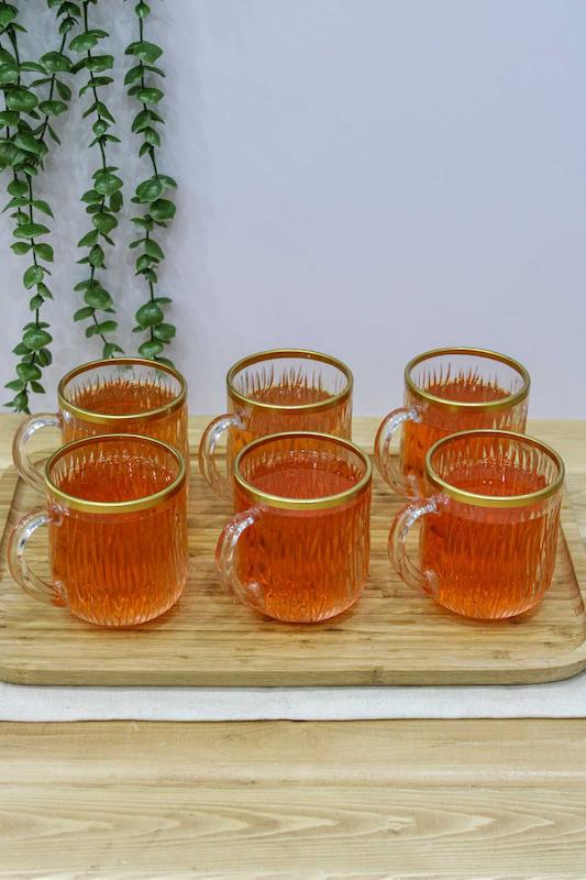   نیم لیوان سولو لب طلا