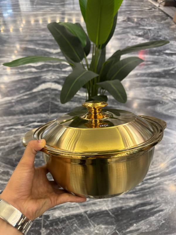 قابلمه استیل طلایی